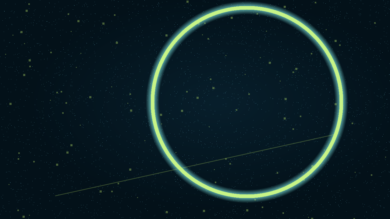 Abstract original sci-fi orbital signal illustration